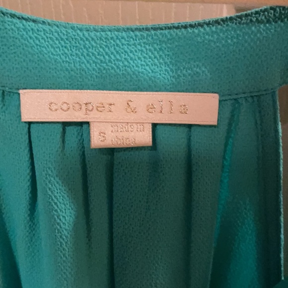 Green/blue racer back top. Size small and by brand Cooper and Ella - Picture 2 of 5